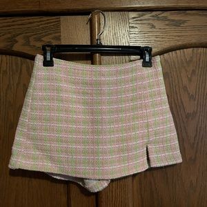 Zara Tweed Skort